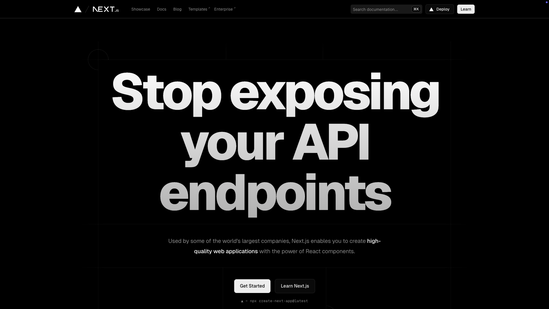 Stop exposing your API endpoints in Next.js